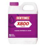 sentinel x800 boiler cleaning